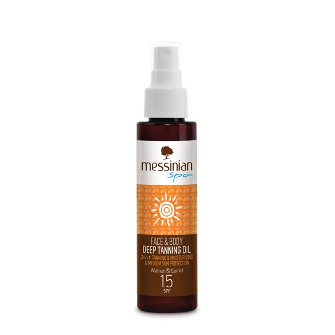 Messinian Spa - Intensives Bräunungsöl mit SPF 15 (100 ml)
