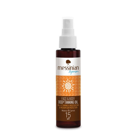 Messinian Spa - Intensives Bräunungsöl mit SPF 15 (100 ml)