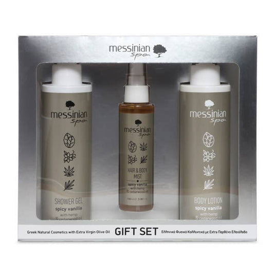 Messinian Spa Silber Geschenkset Spicy Vanilla